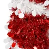 Julekorationer Ourwarm 5ft Pop Up Tinsel Christmas Tree Collapsible Artificial Christmas Tree With Lights 8 Modes Xmas Home5647063