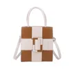 Purses Chessboard Small Square Bag 여성 2022 다목적 맞춤 색상 대비 스플 라이스 핸드 헬드 1 어깨 크로스 바디