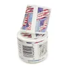 Forever U.S. Flags US - Roll of 100 Envelopes Letters Postcard Office Mail Supplies