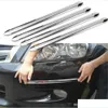 Adesivi per auto 4X Car Suv Edge Anticollision Strip Bumper Protector Protezione Bar Antirub Scrape Retail Crash Styling Modings D Dhtx2