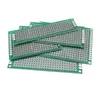 Accessoires d'éclairage Vert Double Face PCB Board 2x8 3x7 4x6 5x7 6x8 7x9cm Diy Universal Printed Prototype Circuit Breadboard Pour Arduino