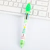 Cartoon de Natal 6 colorido caneta de esfero pode imprimir logotipo pressione escreva panela de natal criativa de papelaria