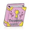 Симпатичная книга и ключевые броши для женских детских ювелирных ювелирных изделий для рубашки плать