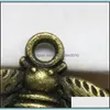 Charms 150 st 21x16mm zinklegering charms antik bronspl￤terad humla honung bee f￶r smycken som g￶r DIY handgjorda h￤ngen sl￤pp Deliv Dh8rd