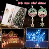 Christmas Decorations Crystal Epoxy Wind Chimes Mold Tear Resistance DIY Homemade Tree Hanging Xmas Decoration Silicone For Resin