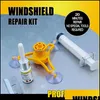 Automotive Repair Kits 1 Set Car Glass Repair Tool Autreen Windshield Diy Kit Wind For Chip Crack Wholesale Window Repairing Drop De Dh0St