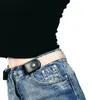 Cintura cintura senza fibbia per pantaloni vestiti senza fibbia elastici elastica donna/uomo rigonfiarsi