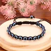 Handmade Turkish Lucky Evil Blue Eye Bracelets For Women Men Blue Eyes Braided Red Rope Lucky Bracelet Friendship Jewelry