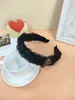 23ss 8color Luxury Designer Letter Print Headband Women Brand Retro Leather Vintage Pattern Wide Edge Hair Hoop Headwrap Head Acce5691148