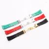 Bracelets de montre Accessoires Bracelet en silicone Applicable pour Yacht Mingshi Ditongna GMT Long Caoutchouc Court 20mm