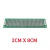 조명 액세서리 녹색 더블 사이드 PCB 보드 2x8 3x7 4x6 5x7 6x8 7x9cm DIY 범용 인쇄 프로토 타입 회로 브레드 보드 Arduino
