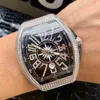 Orologio meccanico da uomo di lusso Mens Fm Diamond Muller Sky Star Meccanico automatico Frank Yacht Stessa femmina