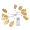 Strings Ramadan Fairy String Lights 1.5M 10 LEDS Moon Star Kerosene Lantern Lamp Battery Bedient voor woningdecoratie