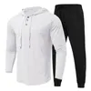 Herren-Trainingsanzüge, Nadelstreifen-Anzugjacke, Herren, solide, modisch, Oberteil, Frühling, Sommer, leicht, Set, Absorption, Sport, Herren