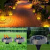 Solar Lawn Lamp Underground Light Outdoor Waterproof Ground Imitation Stone Hand-painted Retro Landscape