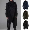 Casacos de trincheira masculina Men elegante casaco outono casaco de inverno solto grosso de gola alta Windbreaker à prova de frio