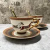 Filiżanki spodki luksusowe ceramika koni filiżanka kawy
