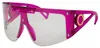 Gafas de sol para mujer, moda clásica de verano, estilo 4393, gafas con montura de metal y tablón, lentes de protección UV con protección superior