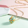 Pendant Necklaces Eudora Green Harmony Ball Necklace Chime Bell Pregnancy Knot Design Musical For Women Fine Jewelry