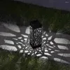 Lâmpada LED de jardim de luz solar LED Outdoor Warm White Lantern IP65 Decorativa para Courtyard Patio gramado