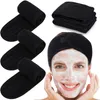 Kvinnor Justerbart spa ansiktsband badbad smink hårband pannband för ansikte tvätt av mjuka handduk hårtillbehör
