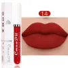 Lip Gloss 18 Color 2,5 ml de veludo fosco de veludo não belas sem fadões de batom de batom d'água durar a maquiagem hidratante