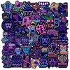 50st Neon Style Stickers Neon Light Waterproof Vinyl Decals Laptop Sticker For Water Bottle Phone Computer Bagage Guitar Badrum Graffiti YW-TT001