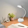 Tafellampen opvouwbare mini -led bureaus lamp kinderen leesstudie nachtlicht slaapkamer huisdecoratie helder dimbaar bureau