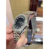 NF Factory Watches 40mm Diamond Bezel Asia 2813 Movement Mechanical Automatic Silver Stainless Steel Bracelet Sapphire Glass Men's Sport Wristwatches