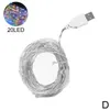 Strings USB LED sznur miedziany Światło 20/50/100 LED WODY WODY GARLAND FAIRY Lights for Christmas Party Decoring Lighting