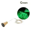 Strings 2m 20Led Led String Licht Solar Cork -vormige nacht Fairy Wine Bottle Lamp Bar Kerstmis Shining vaasdecoratie