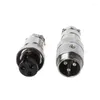 Acessórios de iluminação GX16 Butting Aviation Male Connector Plug fêmea 2/3/4/5/6/7/8 pino