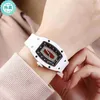 Mécanique de luxe montres montre-bracelet minorité céramique montre de mode femmes blanc évider diamant partout dans le ciel étoile entièrement A