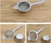 Roestvrijstalen thee -zeeffilter fijne mesh infuser koffiecocktail eten herbruikbaar goud zilveren kleur 400 pcs dAT502