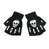 Cycling Gloves Kids Outdoor Sports Bicycle Half Finger Skeleton Soft Protective Hiking Skating Gift