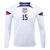 UsAs voetbalshirts HEREN KIDS KIT DAMES 2023 PULISIC AARONSON 23 America voetbalshirts Amerikaans 1992 1994 retro vintage voetbalshirts LANGE MOUW jongens thuis weg