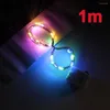 سلاسل 2M 1M LED String Lights 3 MODE MODE WATROPRIBLE CILLABLE FIRMIN