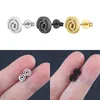 Stud Earrings Snail Are Cute Accessories For Jewelry Women Fall Body Conch Piercing Men's