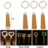 Strings LED Wine Bottle Lights With Cork 2m Fairy Mini String for Garland Christmas Liquor Crafts Party Wedding Decorator