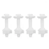 Toilet Seat Covers 4PCS Hinge Bolt Screws With Plastic Nuts And Washers Replacement Parts Kit