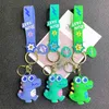 Porte-clés dessin animé créatif grand oeil dinosaure poupée voiture porte-clés femme mignon cartable pendentif personnalité couple