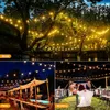 Decoraciones de jardín Solar Light Street Garland LED al aire libre G40 Bulb impermeable para decoración Camping Ing 221025