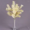 Fiori decorativi Fiore nebbioso Pianta di brina Autunno artificiale Foglie finte Plastica Multicolore Erba di loto Giardino Decorazione di nozze