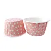 Bakeware Tools 100 st/set Rolled Edge Coated Cake Paper Cups Tecknad stor/liten muffin H￶gtemperaturbest￤ndiga brickor