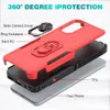 Pendlare 2in1 Milit￤ra fall Hybrid Armor Ring Stand Magnetic For Moto G Pure Stylus 4G 5G 2022 2021 E20 E30 E40 G22 E32 G52 G31 ONE 5G ACE REDMI 9 9A 10C 10A POCO X4 PRO