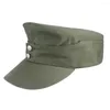 Berets WWII الجيش الألماني Elite Em Summer Panzer Field Cat Cap Hat M L XL