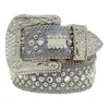 Bältesmode för kvinnodesigner Mens BB Simon Rhinestone Belt med bling strass som gåva