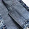 Moda męska list drukuj Denim kurtki Slim Fit jeansowa kurtka bawełniana odzież wierzchnia płaszcz sweter z długim rękawem odzież męska rozmiar M-3XL