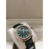 Superkvalitet Mens Watch V5 Version Green Dial 36mm/40mm Lether Strap Sapphire Glass Rostfritt stål Dual Date Luminous Wristwatch