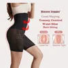 Modelador de Corpo Feminino Fajas BuLifter Booty Lift Puxando a Barriga Modelador Shorts de Controle de Barriga Padrão Sem Costura Calcinha Emagrecedora